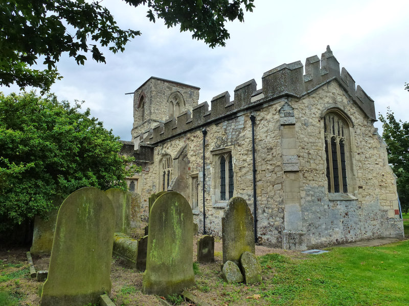 caldecote church, herts.