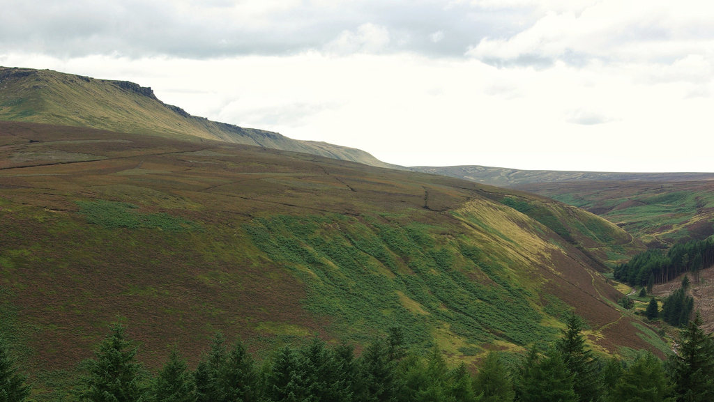 The northern edge of Kinder Scout