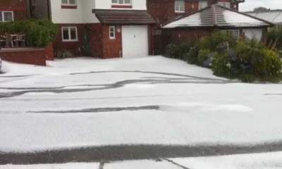 A hail storm in September 2013