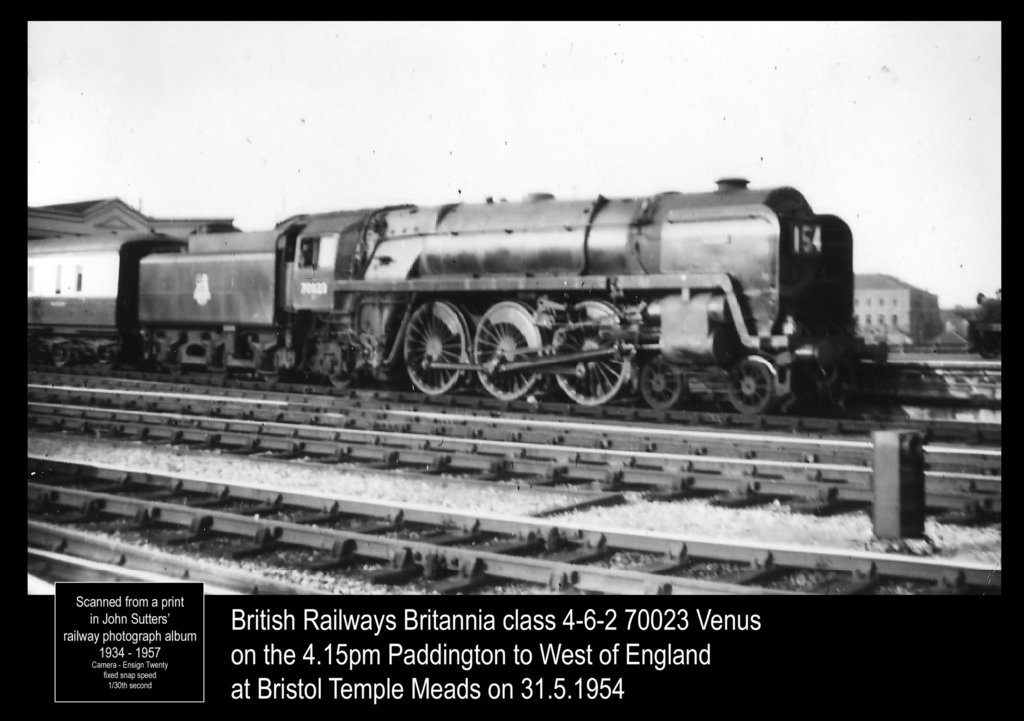 BR 4-6-2 70023 Venus Bristol 31.5.1954