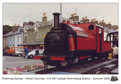 Merlen Gymreig Porthmadog Station 1992