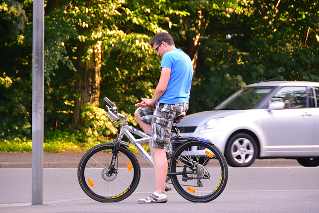 Leipzig 2013 – On a bike