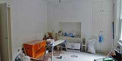 kensington flat, before, during and almost done. . .