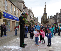 Entertaining the children - Scottish Homecoming Event in Forres