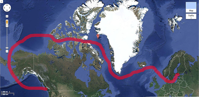 Possible Route For Nordic Orion