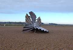 Maggi Hambling's Scallop Shell, Aldeburgh, Suffolk