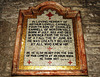 Memorial to Arthur Lovell Cammell (1853-1891) of Norton Hall, Hathersage Church, Derbyshire