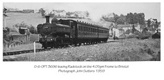 0-6-0PT 3696 at Radstock 1959