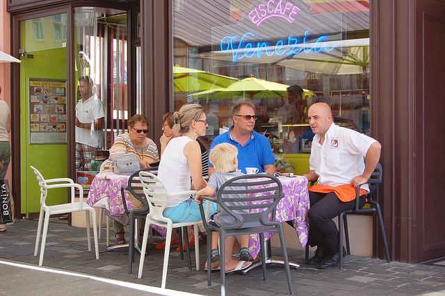 Eiscafe Venezia en Altenburgo (Eiscafe Venezia in Altenburg)