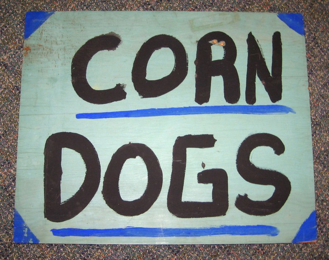 Corn Dogs Sign