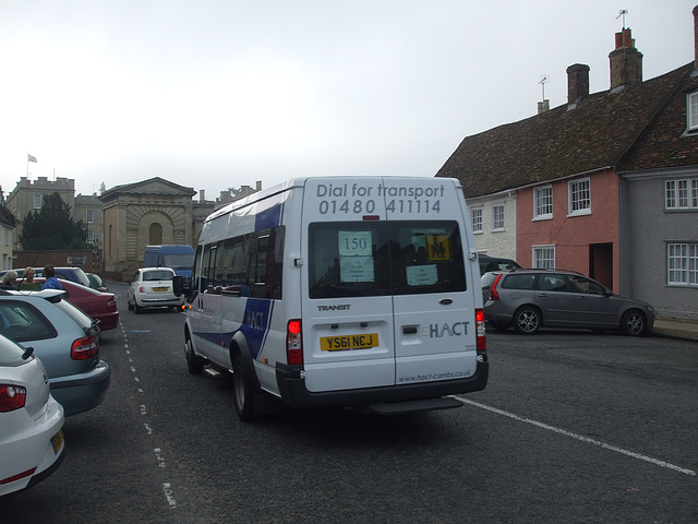 DSCF5958 HACT (Huntingdonshire Association for Community Transport) YS61 HCJ in Kimbolton - 18 Sep 2014