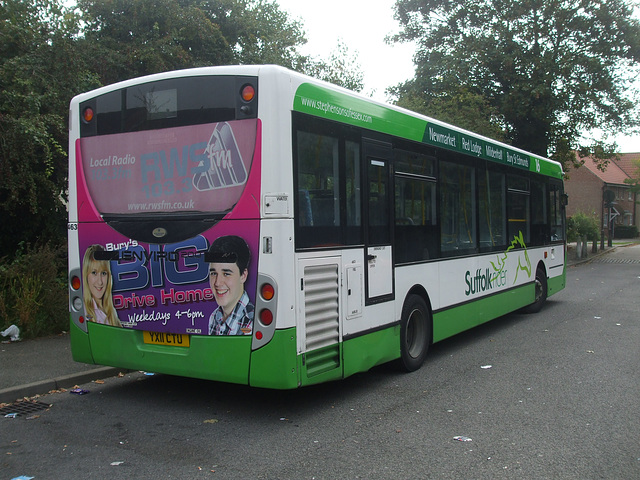 DSCF5937 Stephensons YX11 CTU in Bury St. Edmunds - 13 Sep 2014