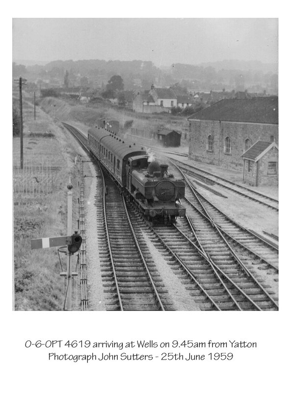 0-6-0PT 4619 at Wells 25 6 59