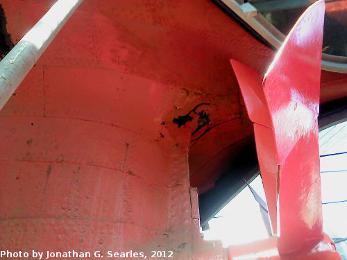 Rot Behind Propeller on S.S. Great Britain, Bristol, England (UK), 2012