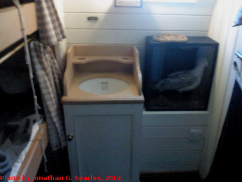 Washbasin on S.S. Great Britain, Bristol, England (UK), 2012