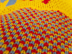close-up Iris' blanket