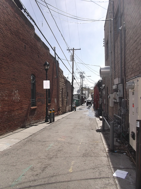 Lone star narrow street - Photo originale