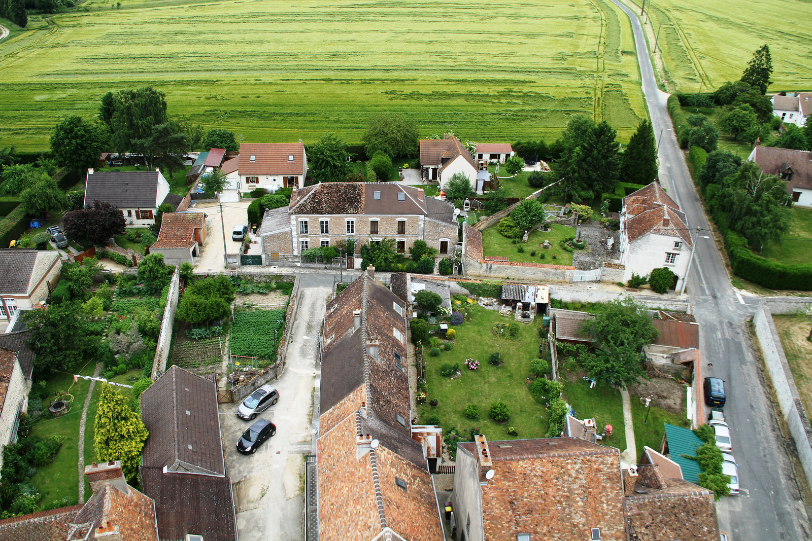 Panoramique de Bombon