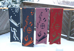 RockArt Collection Winter scarves 2