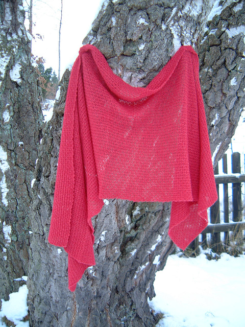 Angelic scarf, red
