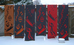 RockArt Collection Winter scarves 1
