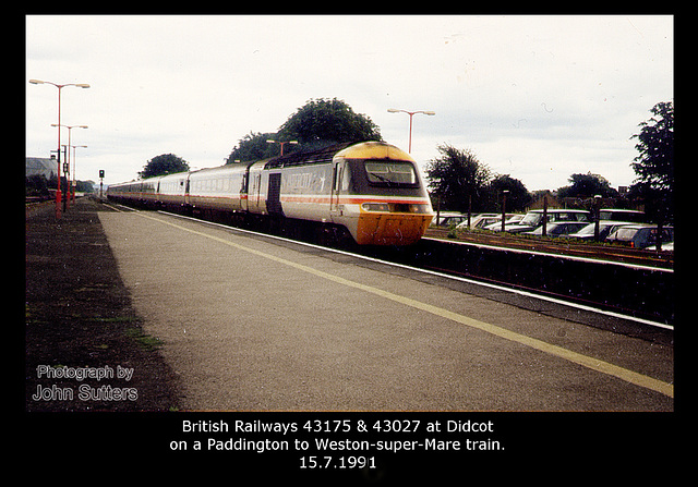 43175 at Didcot on 15.7.1991