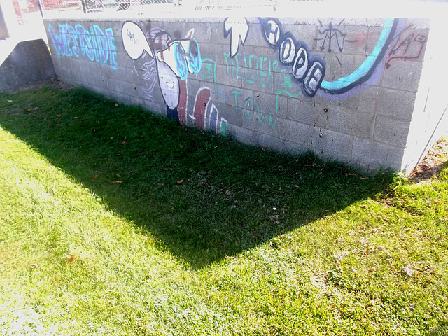 Westside hope tag / Espoir graffitienne sur l'occident.
