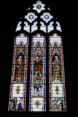 York X-E1 York Minster 5 stained glass window