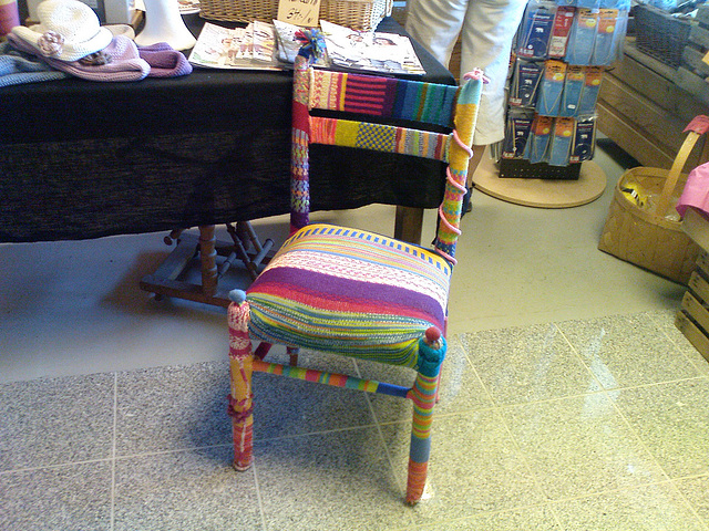 knitted chair