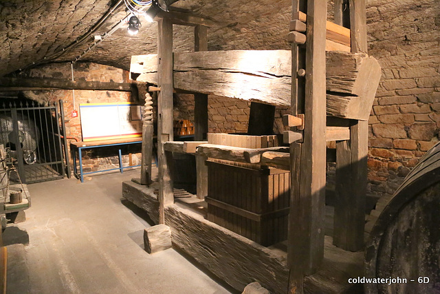 Ancient Wine Press in the Schloss Esterhazy Cellars