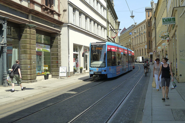 Halle (Saale) 2013 – Tram 680 in the Große Steinstraße