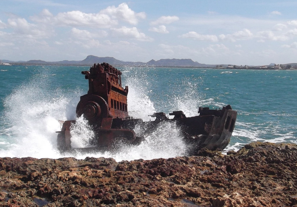 Caribbean wreck / Épave sur les caraïbes.