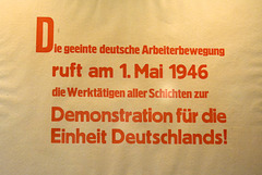 Leipzig 2013 – Haus der Geschichte – Call for a demonstration for a unified Germany