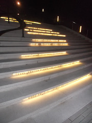 Escaliers alphabétiques / Alphabetic stairs.