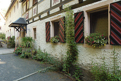 Liethenmuelejo, restoracio kaj pensio (Liethenmühle, Restaurant und Pension), Sommerterasse)