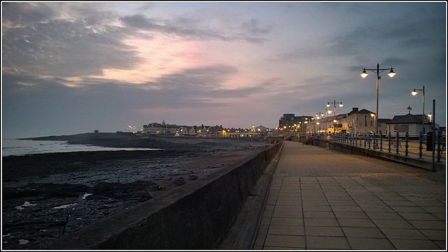 Porthcawl at dusk