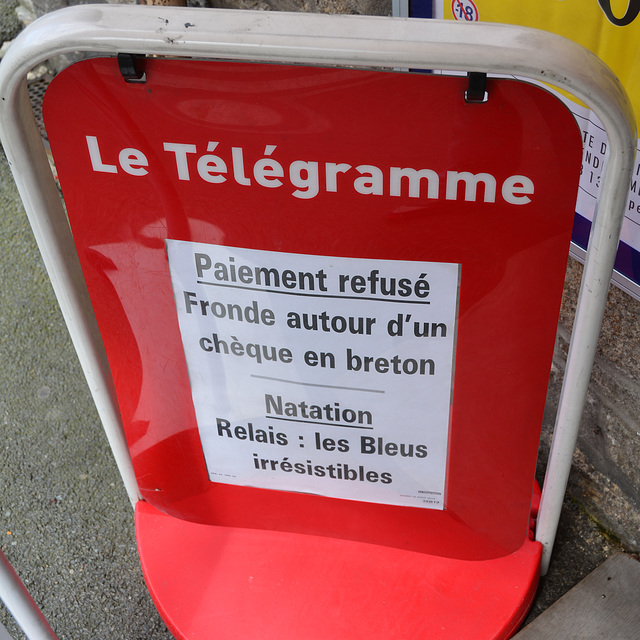 Dinan 2014 – Check in Breton not accepted