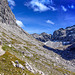 Heilbronner Weg - Aufstieg von der Rappenseehütte in die Große Steinscharte (120°)