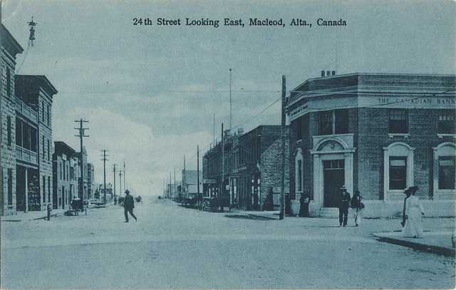 24th Street Looking East, Macleod, Alta., Canada