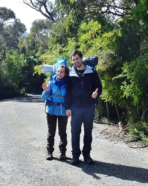 Claire & Hugues set off