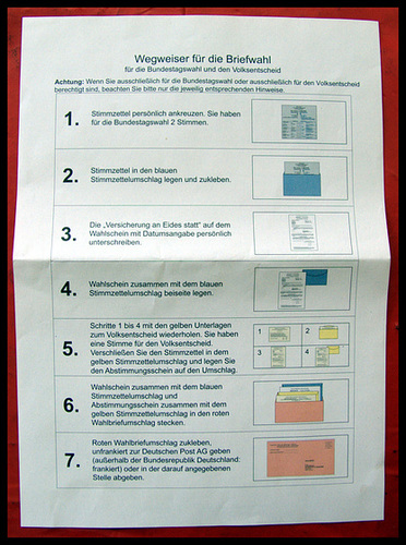 Bundestagswahl 2013 und Volksentscheid Netze in Hamburg Mitte