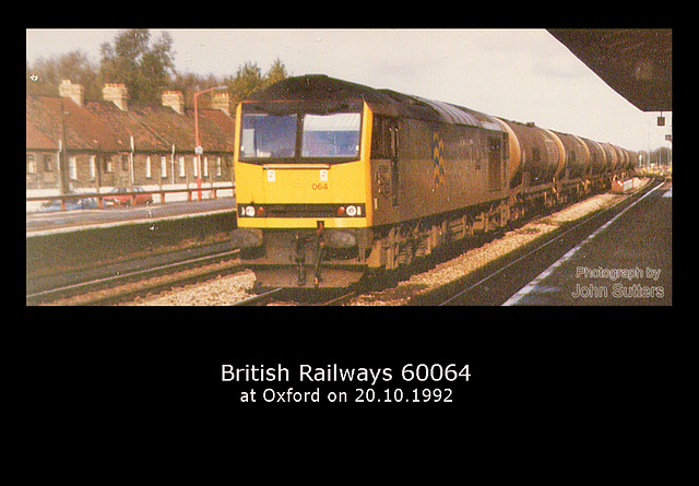 60064 at Oxford on 20.10.1992