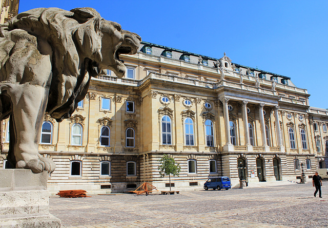 Der Burgpalast in Budapest