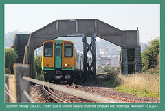 Southern 313 215 - Newhaven - 5.9.2013