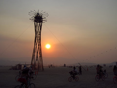 Control Tower at Sunset (1673)