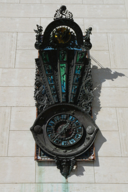 Lecce- Clock in Saint Oronzo Square