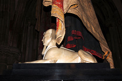 Detail of Peninsular War Memorial, Lichfield Cathedral, Staffordshire