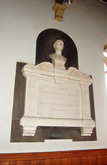 Memorial to James Thomson FRS, Saint Mary Magdalene's Church Clitheroe, Lancashire