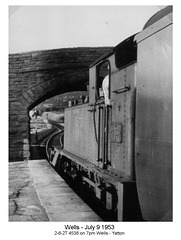 2-6-2T 4538 Wells passenger train 9.7.1953
