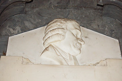 Memorial to Thomas Wilson by Richard Westmacott, Saint Mary Magdalene's Church, Clitheroe, Lancashire